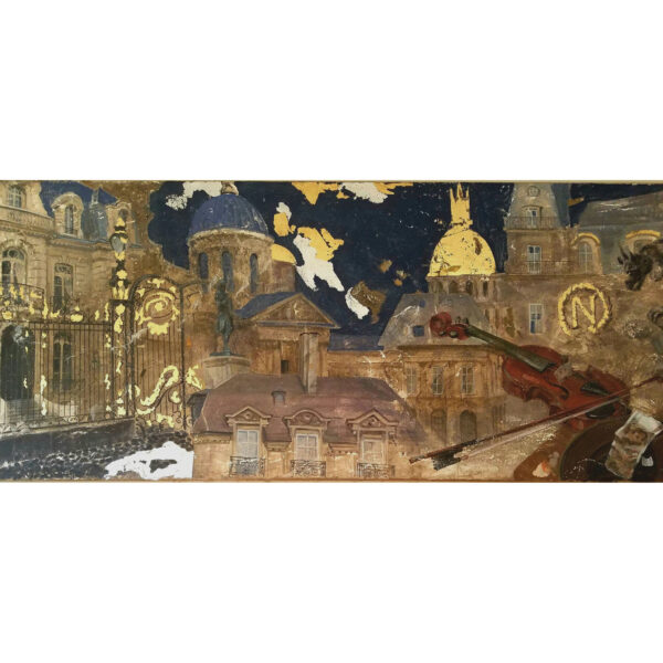 Cityscape with Violin